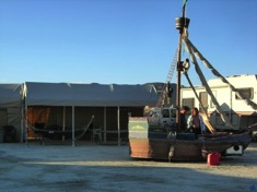 View of kitchen-Burning Man 2009