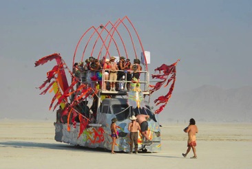 The Phoenix in day Burning Man 2013