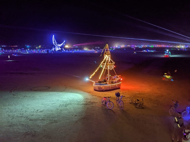 Lady Washington Art Car from up high